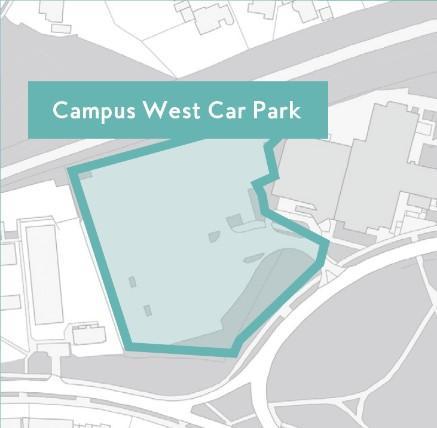 Campus West car park diagram
