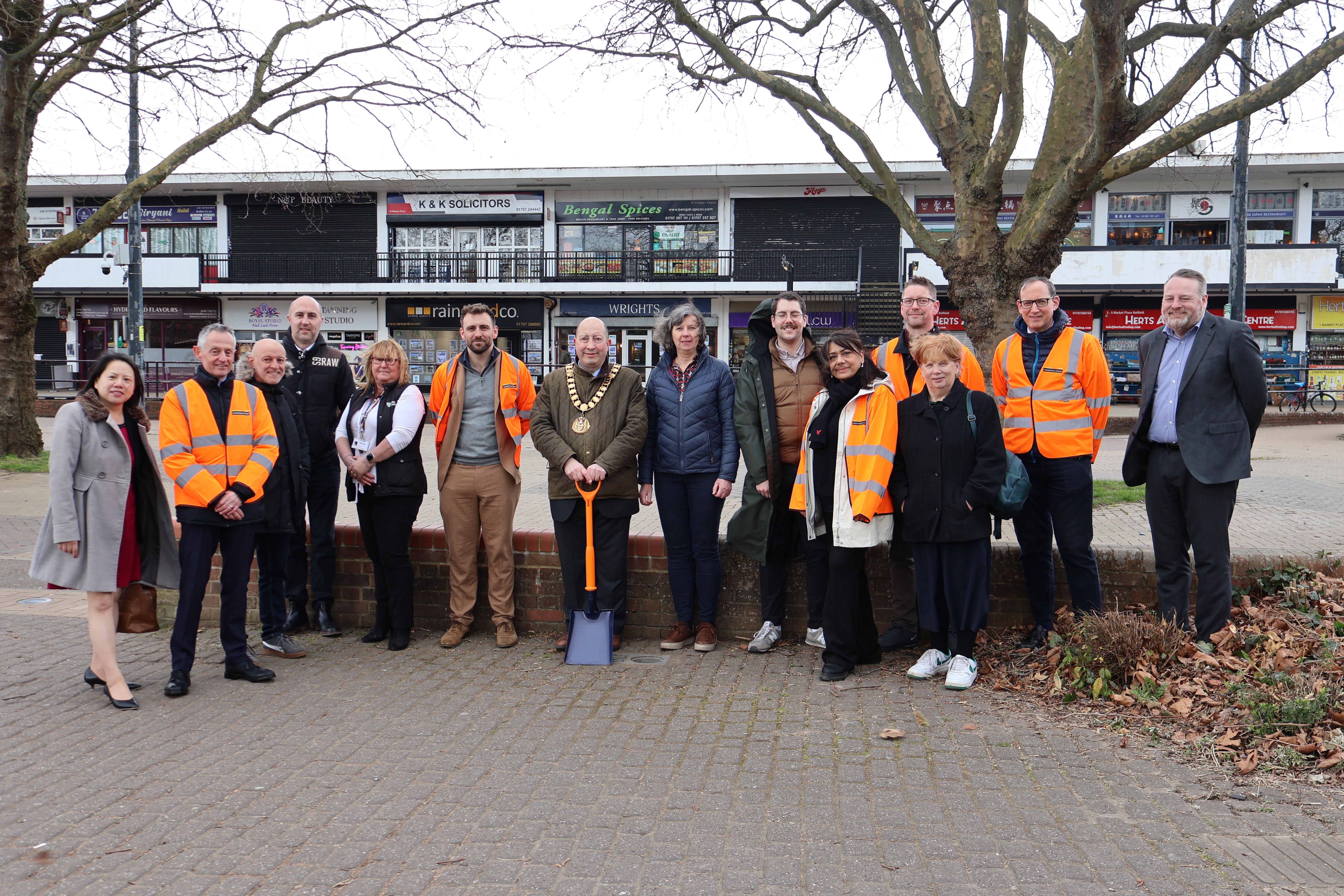 Hatfield Market Place groundbreaking