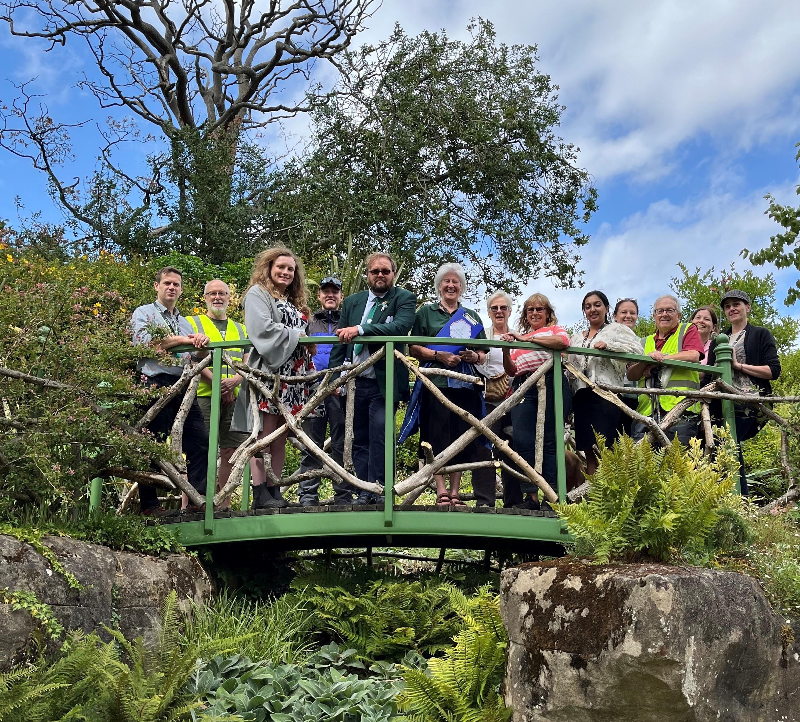 Anglia in bloom judges 2025 danesbury fernery