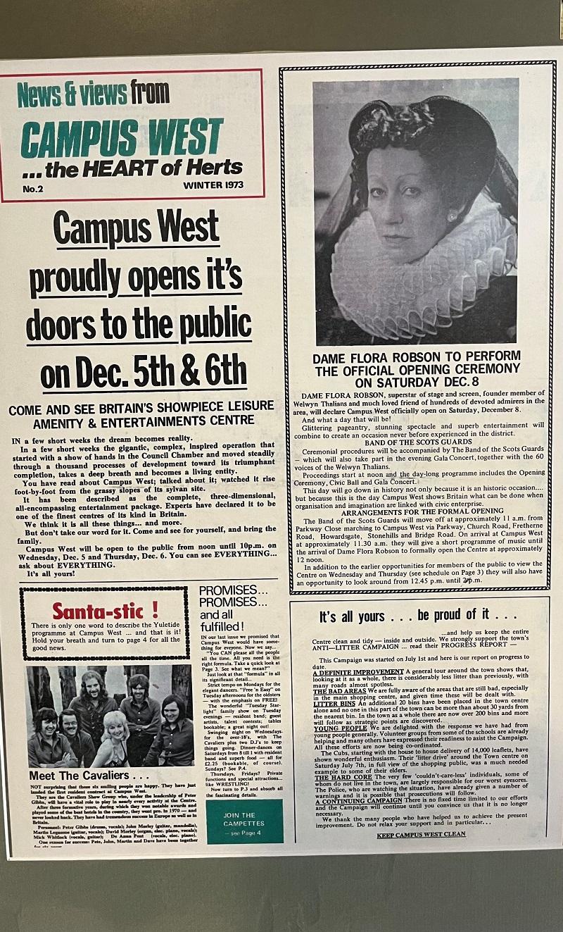 Campus west 50th anniversary news and views 1973