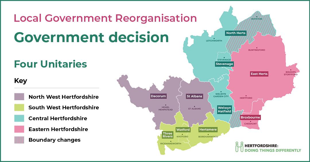 New map showing North West council