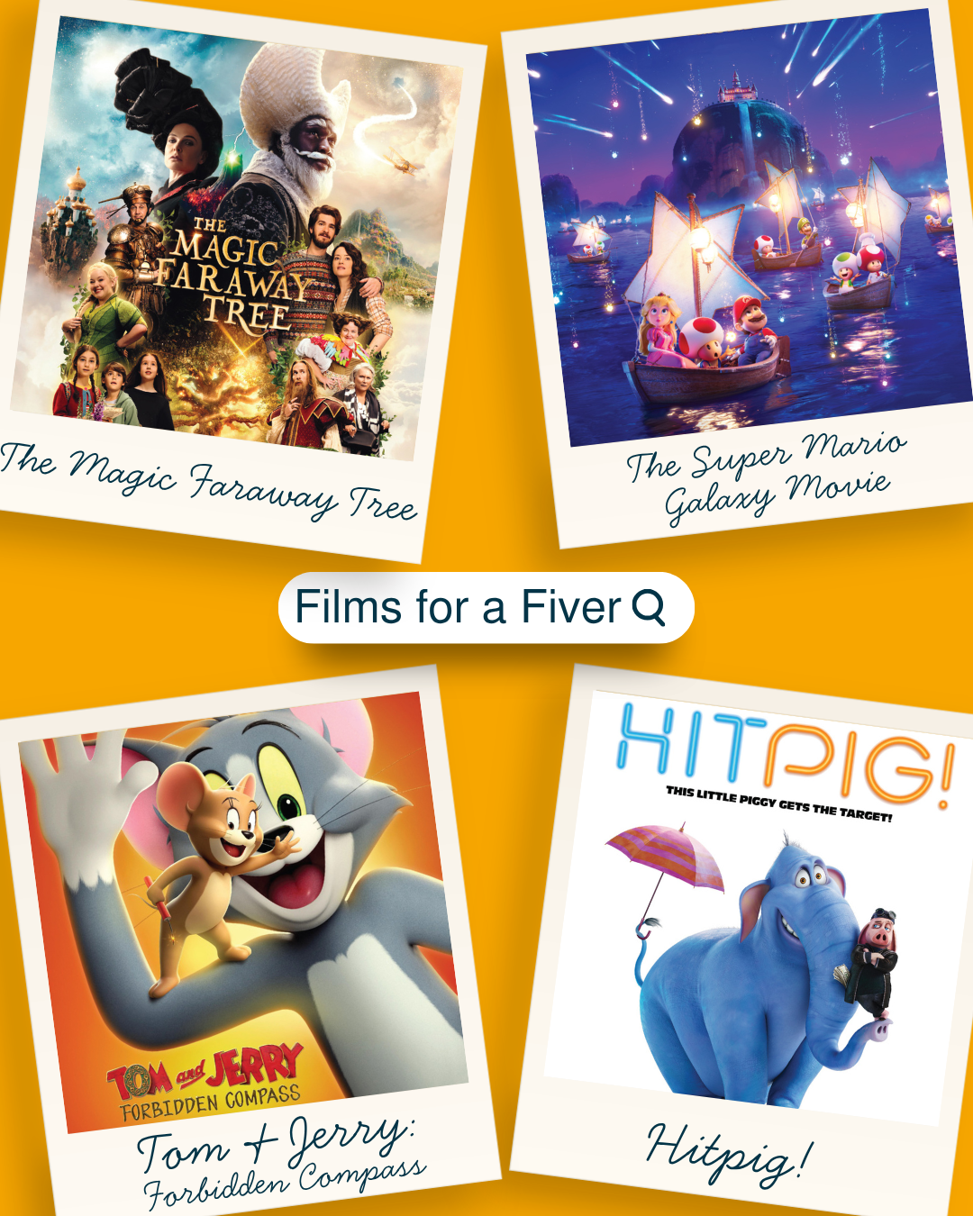 4 films showing over half term