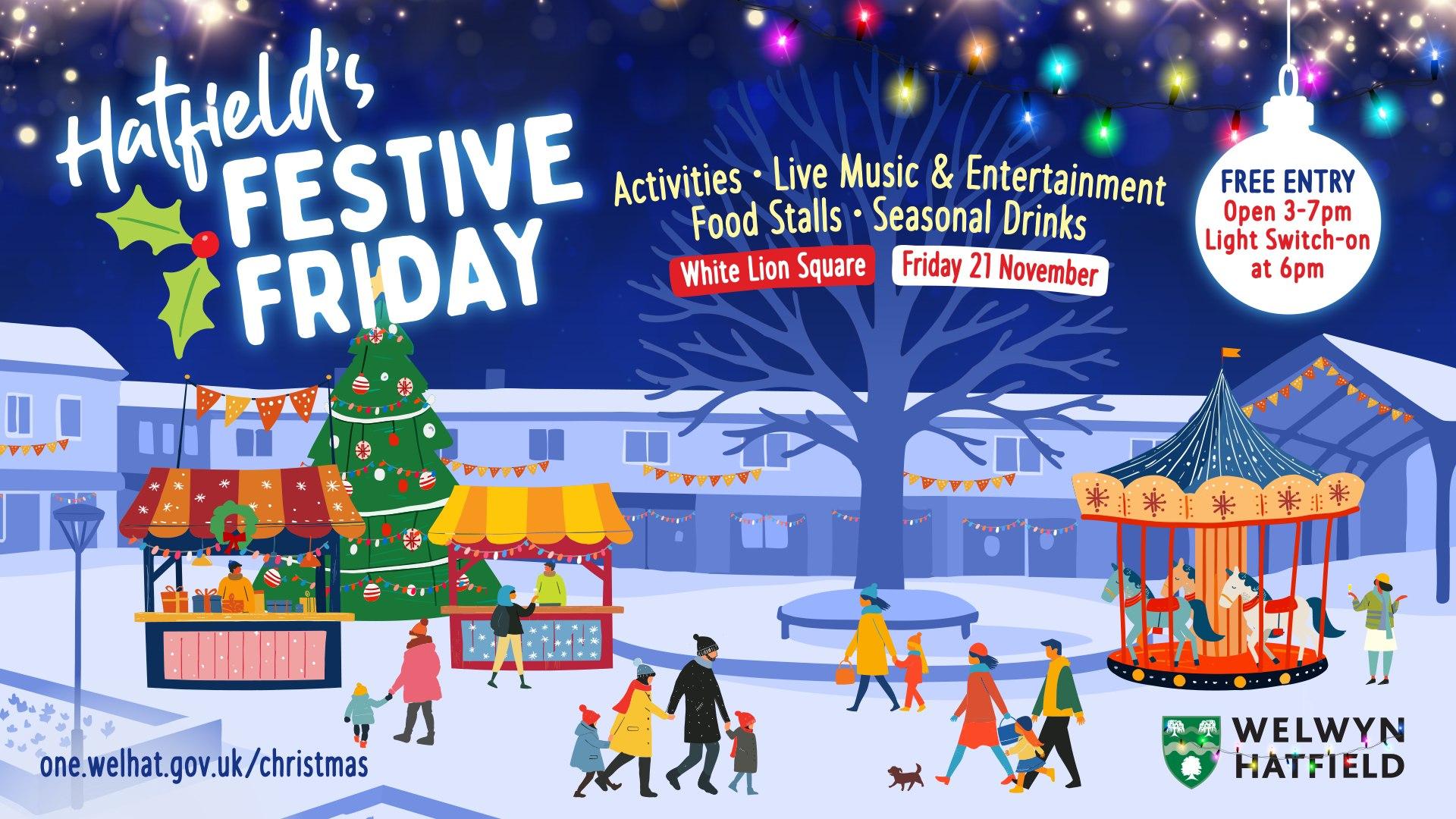 Festive Friday graphic