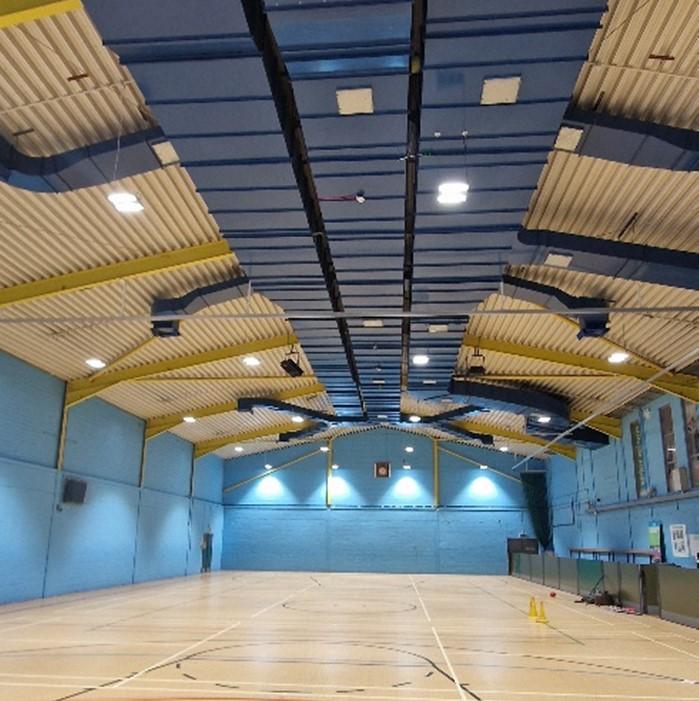 Gll sports hall lighting