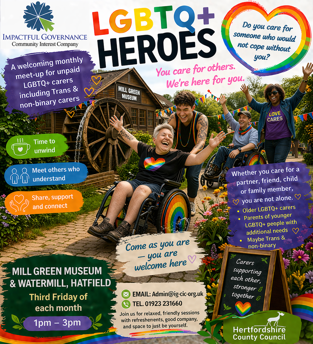 LGBTQ+ Heroes poster