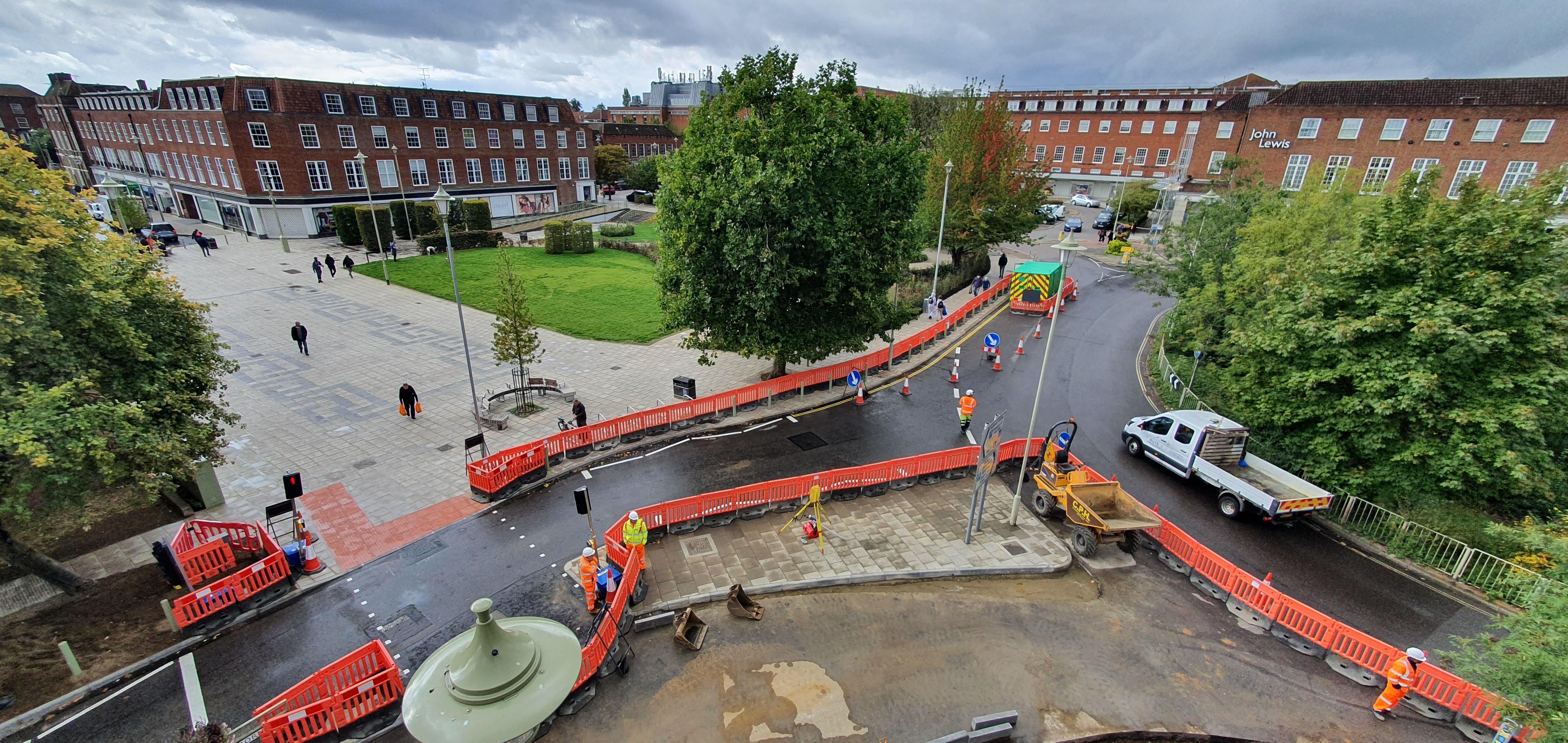 Hunters bridge ongoing works sept 2022