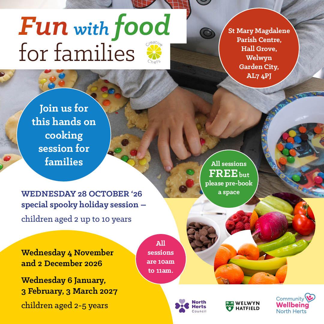 Hands on cooking sessions for families