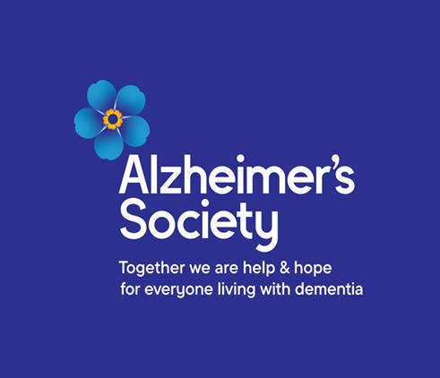 "Alzheimer's Society, Together we are help & hope for everyone living with dementia"