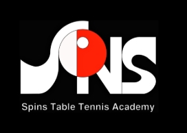 Spins table tennis brand logo