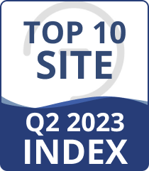 &quot;Top 10 site, Q2 2023 index&quot;