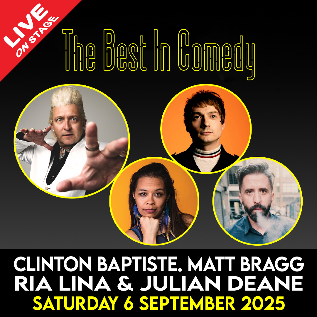 The Best In Comedy show poster.