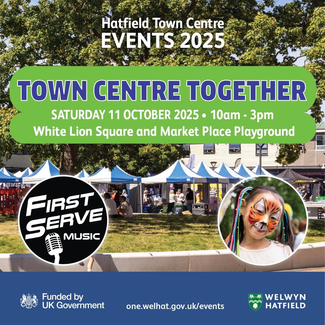 Face painting in town centre