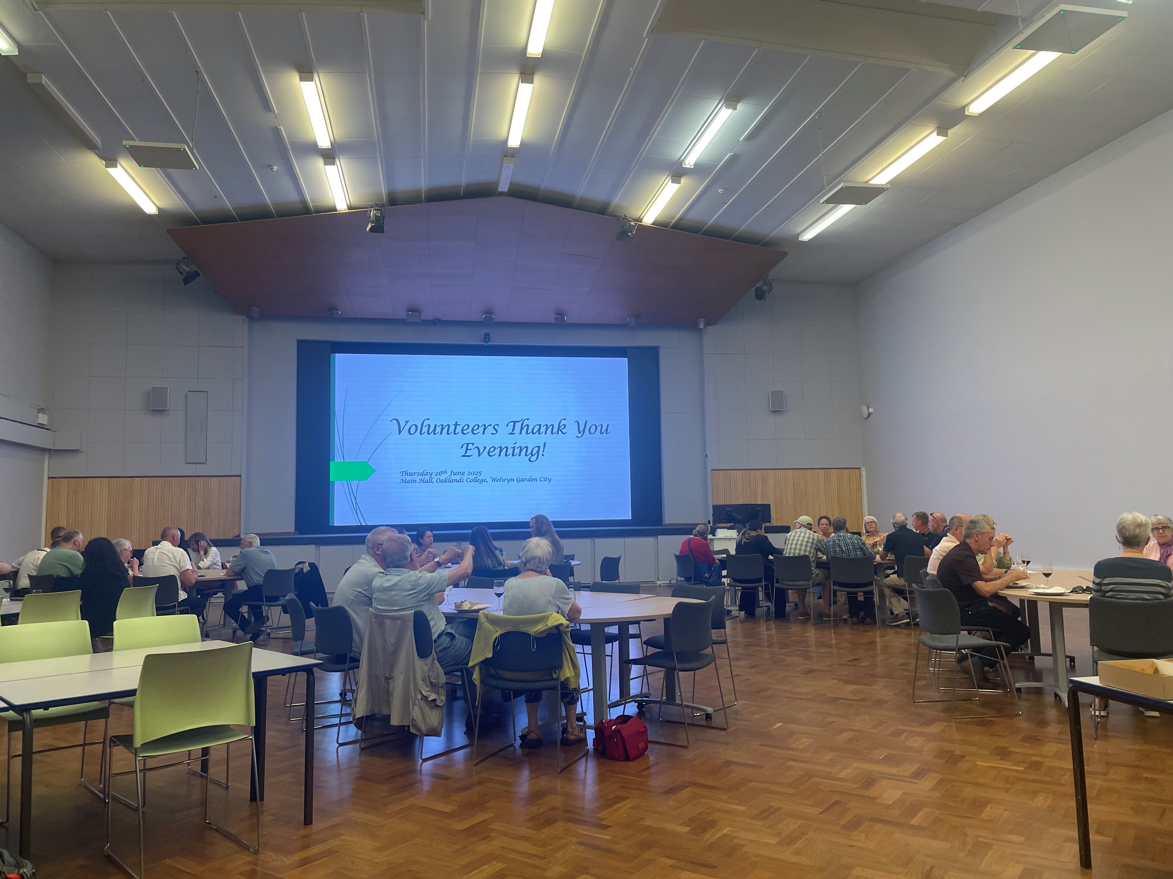 Volunteers evening pic