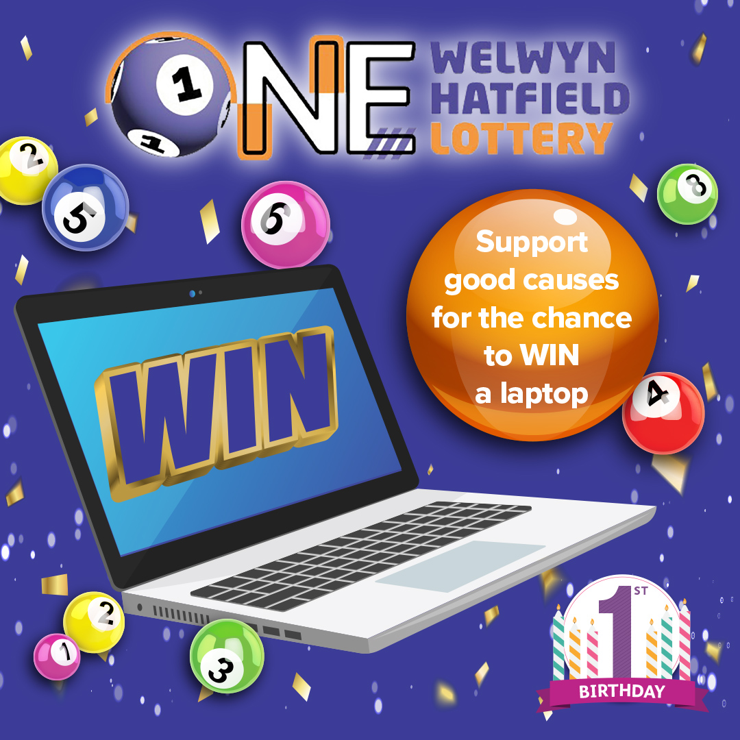 community lottery 1st birthday and your chance to win a laptop