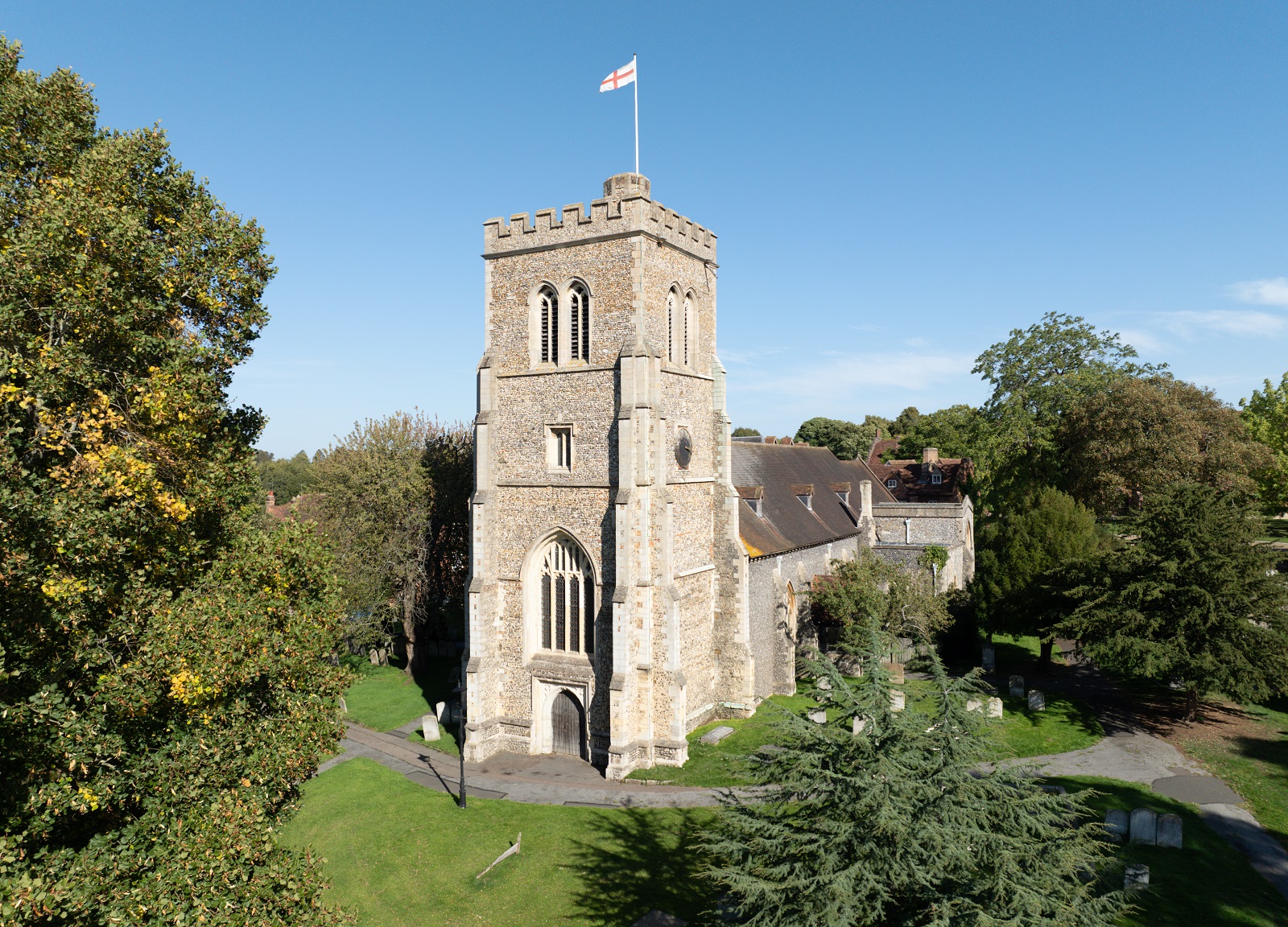 Historic church in Hatfield