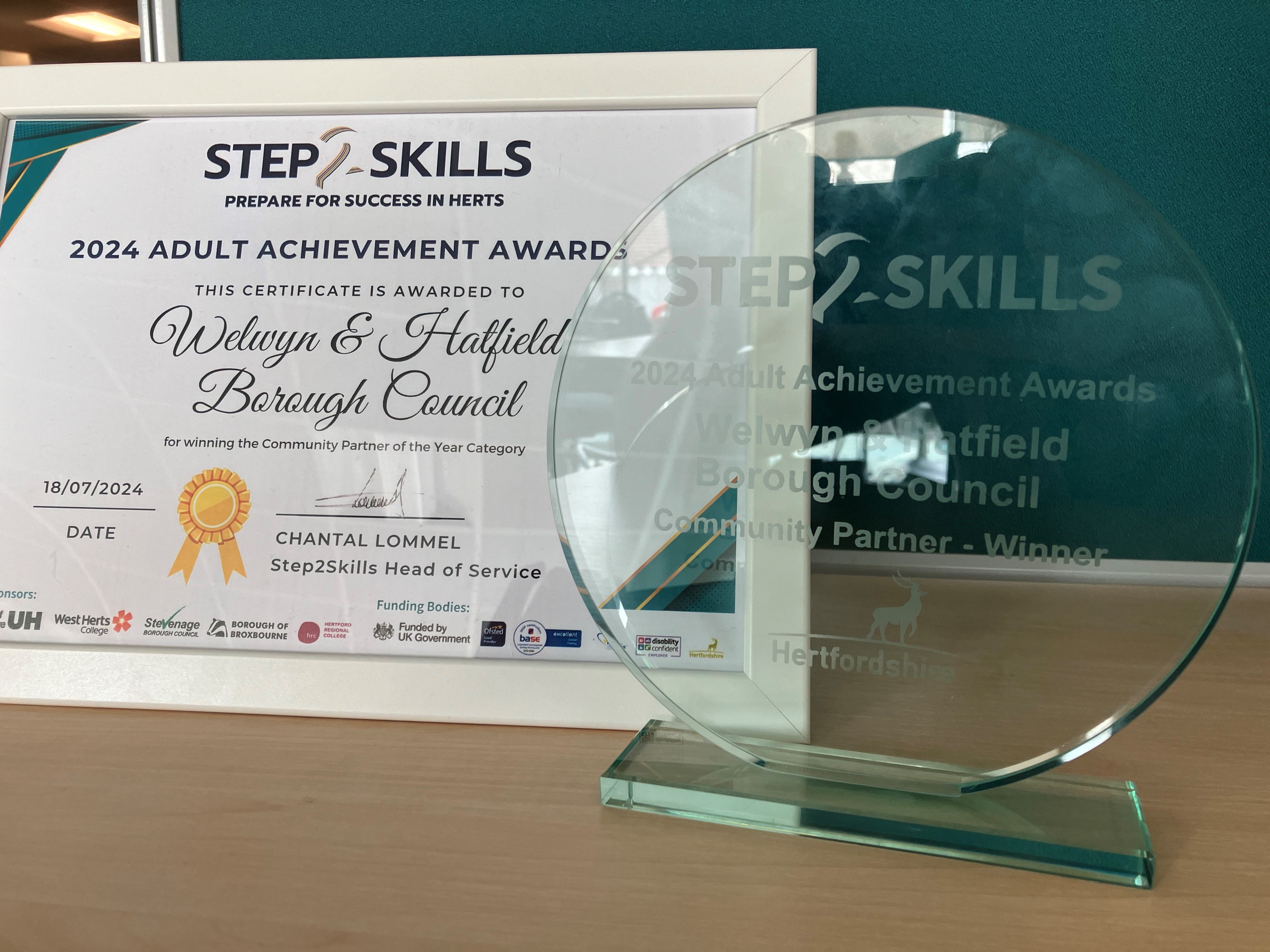 Award for step2skill