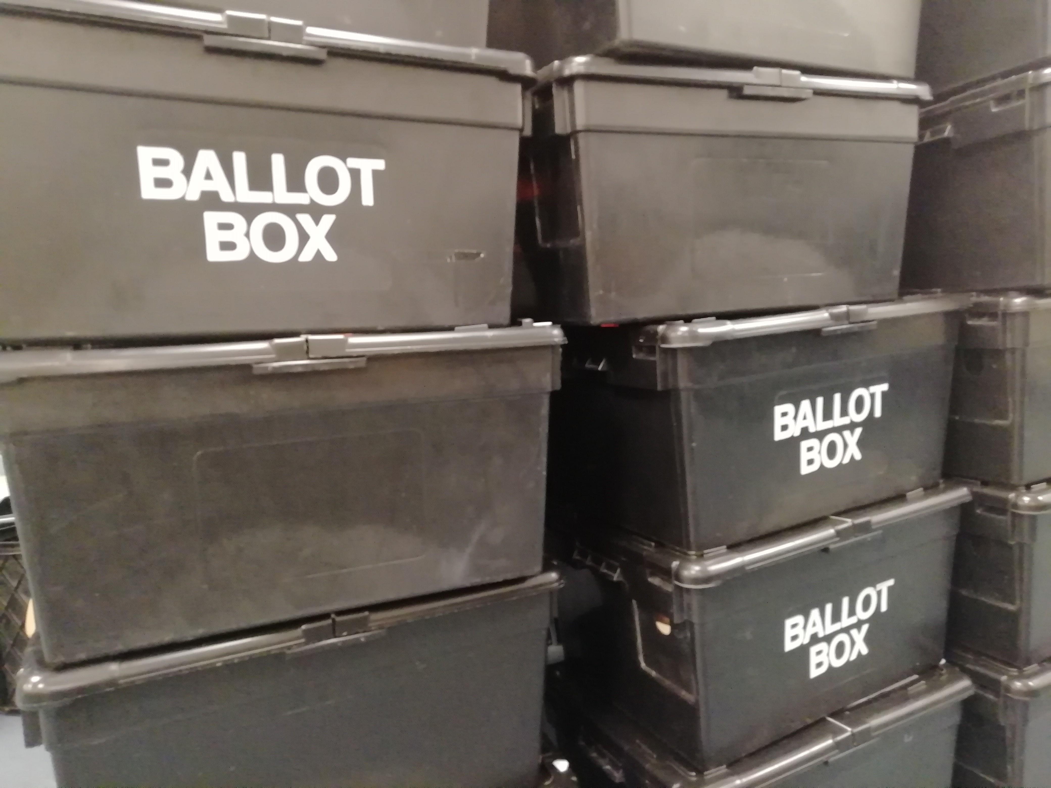 Ballot boxes