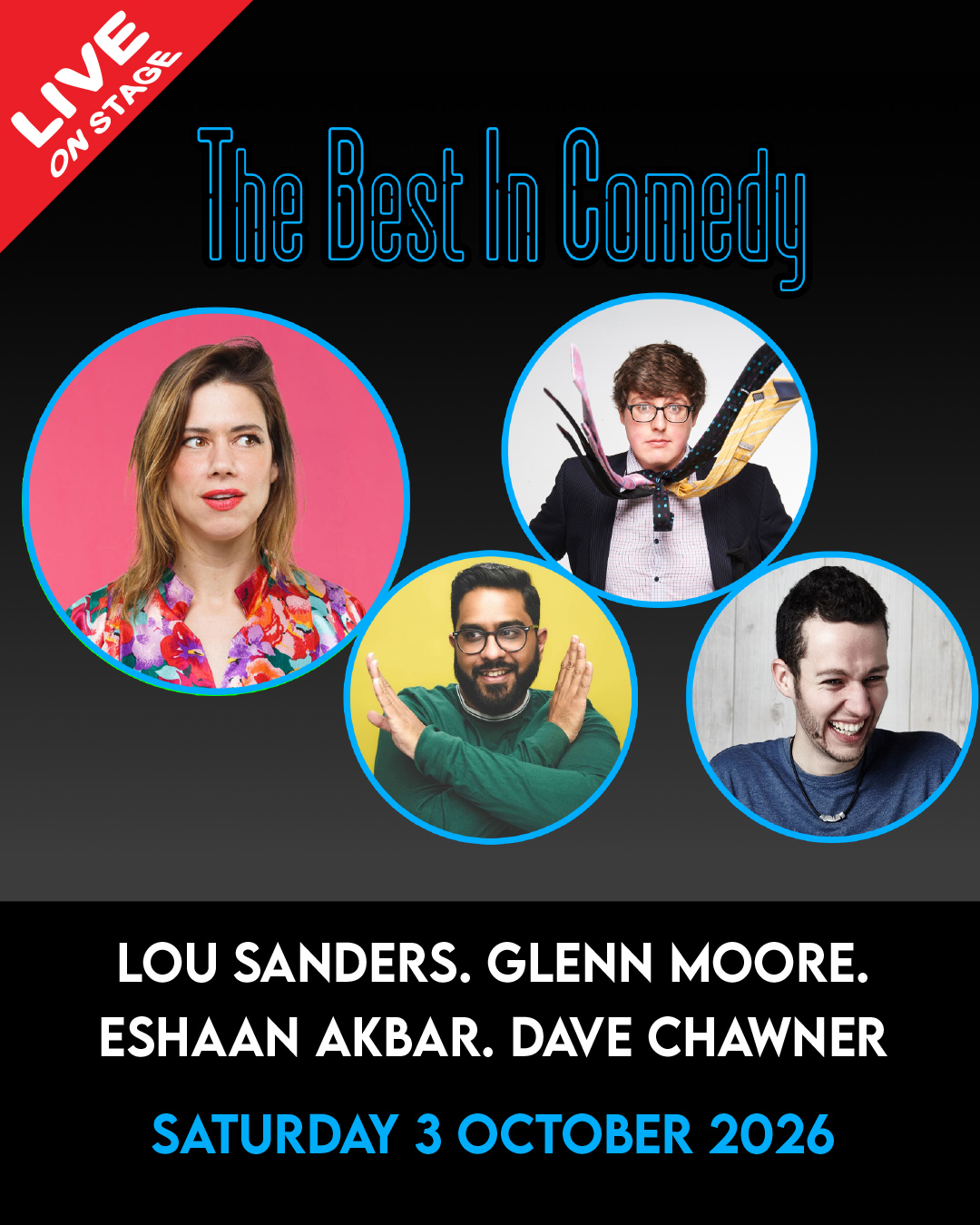 Comedy show lineup